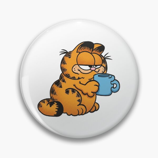 Item preview, Lazy Orange Cartoon Cat Retro Funny Mood Design For Cat Lovers And Meme Fans designed and sold by Charonde.