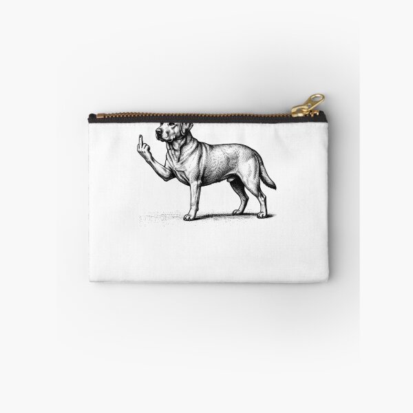 Item preview, Funny Labrador Dog Midle Finger Meme designed and sold by Hedoraxe.