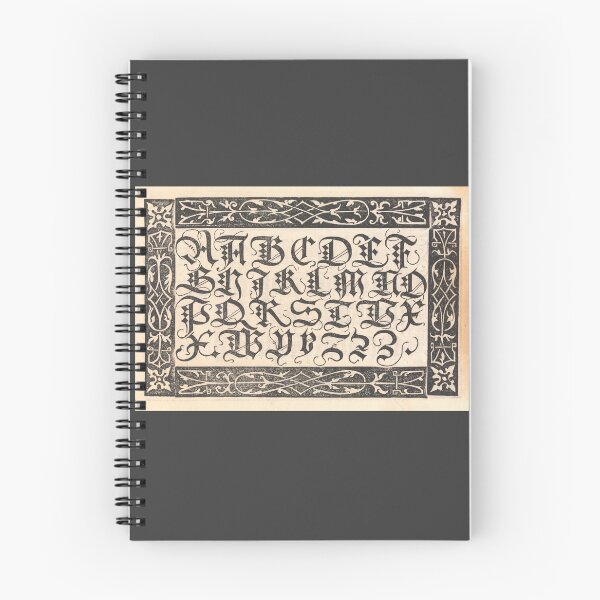 Item preview, 1549 Calligraphy Alphabet designed and sold by collageDP.