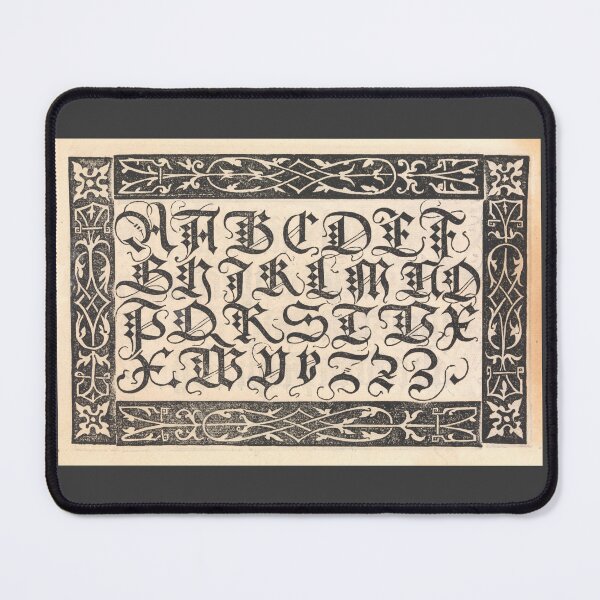 Item preview, 1549 Calligraphy Alphabet designed and sold by collageDP.