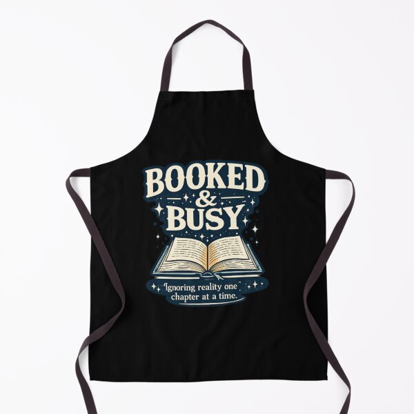 Item preview, Booked & Busy | Funny Book Lover Reading Quote designed and sold by Bismillah-Najah.