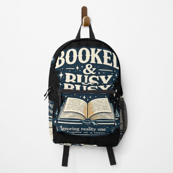 Item preview, Booked & Busy | Funny Book Lover Reading Quote designed and sold by Bismillah-Najah.