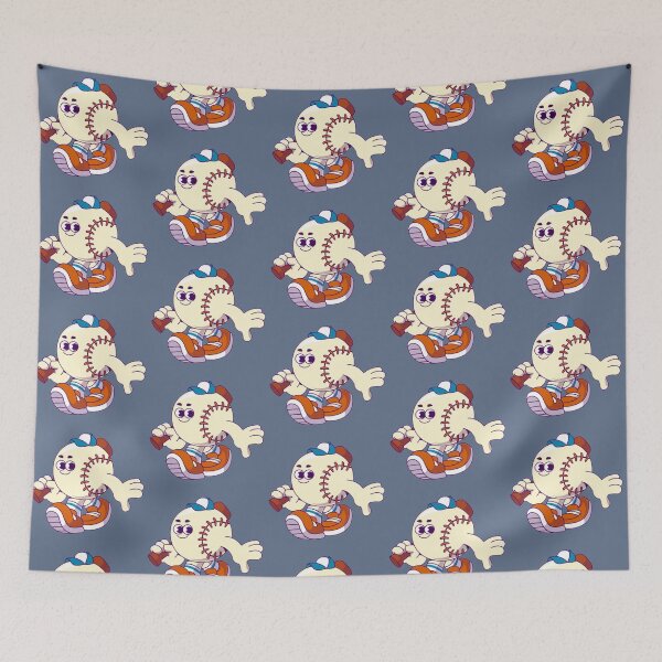 Item preview, Baseball Retro Cartoon Character designed and sold by Spring Things.