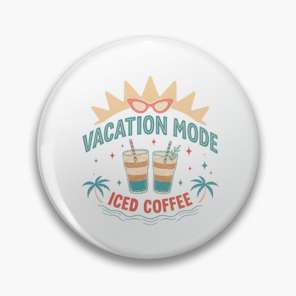 Item preview, Iced coffee and sun - Coffee and sunshine - Coffee lover -  Trendy summer - Summer graphic - Sunshine Vacation - Summer vibes - Summer travel - Iced coffee season designed and sold by JansenGS.