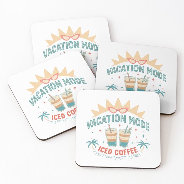 Item preview, Iced coffee and sun - Coffee and sunshine - Coffee lover -  Trendy summer - Summer graphic - Sunshine Vacation - Summer vibes - Summer travel - Iced coffee season designed and sold by JansenGS.