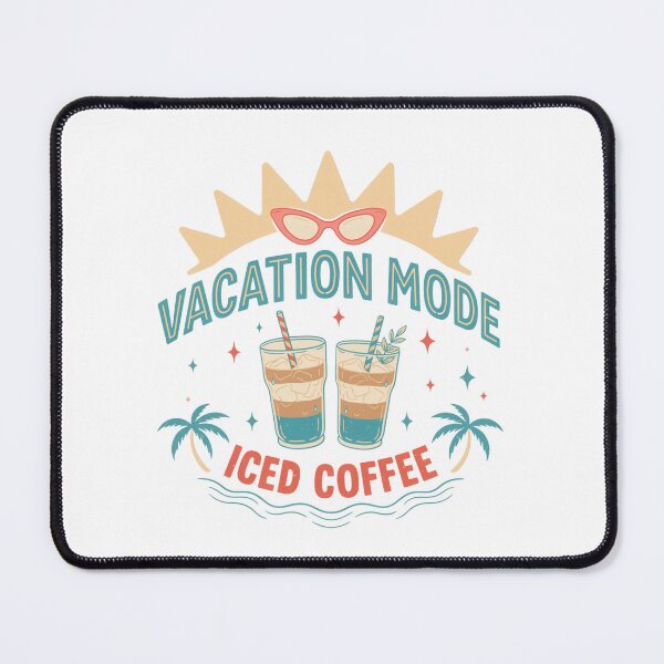 Item preview, Iced coffee and sun - Coffee and sunshine - Coffee lover - Trendy summer - Summer graphic - Sunshine Vacation - Summer vibes - Summer travel - Iced coffee season designed and sold by JansenGS.