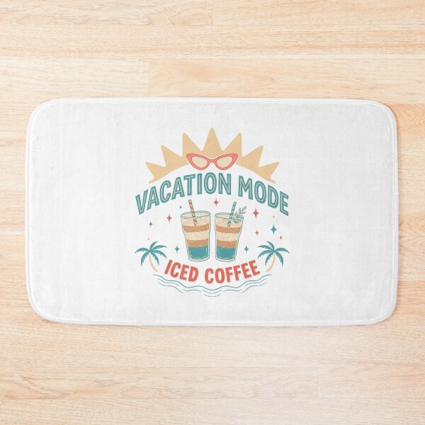 Item preview, Iced coffee and sun - Coffee and sunshine - Coffee lover -  Trendy summer - Summer graphic - Sunshine Vacation - Summer vibes - Summer travel - Iced coffee season designed and sold by JansenGS.