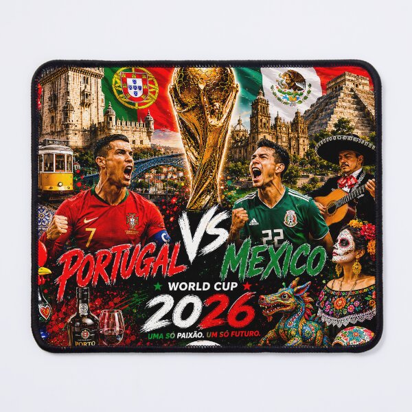 Item preview, Portugal vs Mexico World Cup 2026 Football Sticker | Soccer Fan Design designed and sold by NorthernDk_art .