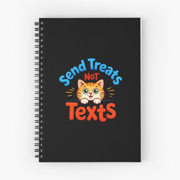 Item preview, Send Treats Not Texts Cat designed and sold by Canvas-Whispers.