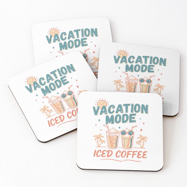 Item preview, Iced coffee and sun - Coffee and sunshine - Coffee lover -  Trendy summer - Summer graphic - Sunshine Vacation - Summer vibes - Summer travel - Iced coffee season designed and sold by JansenGS.