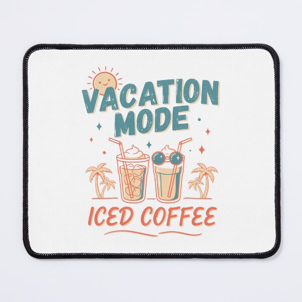 Item preview, Iced coffee and sun - Coffee and sunshine - Coffee lover - Trendy summer - Summer graphic - Sunshine Vacation - Summer vibes - Summer travel - Iced coffee season designed and sold by JansenGS.