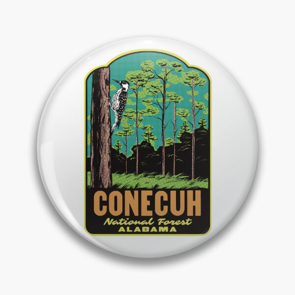 Item preview, Conecuh National Forest Alabama Retro designed and sold by HalpinDesign.