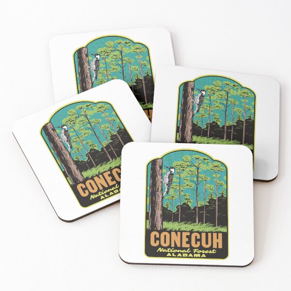 Item preview, Conecuh National Forest Alabama Retro designed and sold by HalpinDesign.