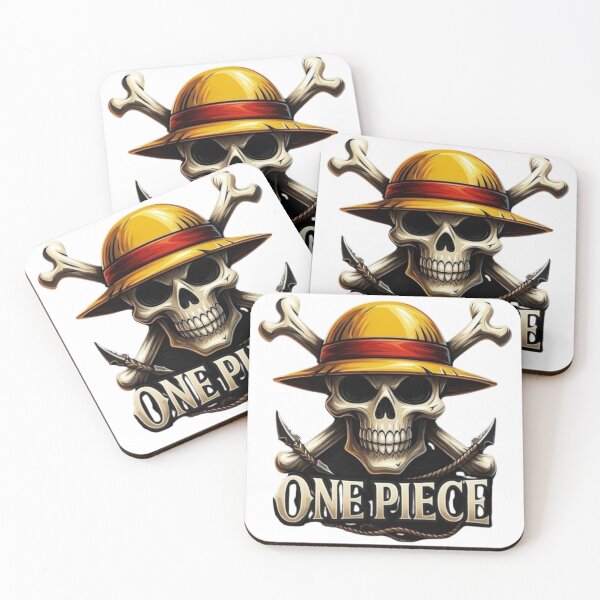 Item preview, One Piece Straw Hat Pirate Skull Jolly Roger designed and sold by Metal BOY.