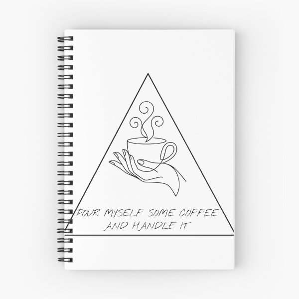 Item preview, Minimalist Coffee Line Art Triangle Geometric designed and sold by Sabsll.
