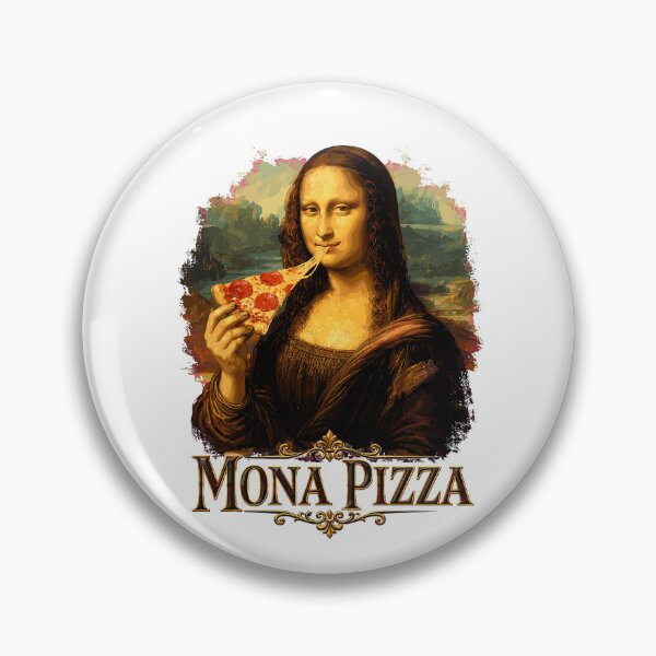 Item preview, Mona Pizza Funny Italian Food designed and sold by soondoock.