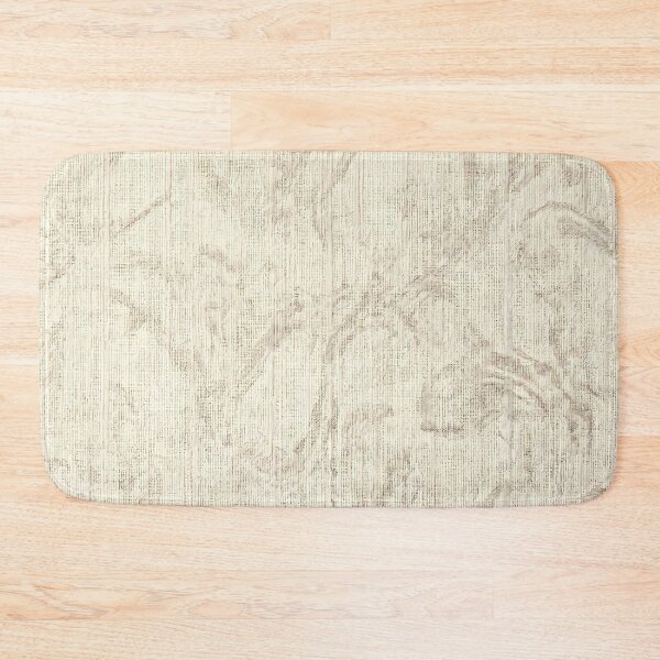 Item preview, White Cream Pattern Botanical Floral Marine Farmhouse Textile designed and sold by ART ATTACK ZONE.