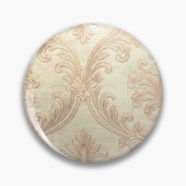 Item preview, Gold Silver Pattern Botanical Floral Marine Farmhouse Textile designed and sold by ART ATTACK ZONE.