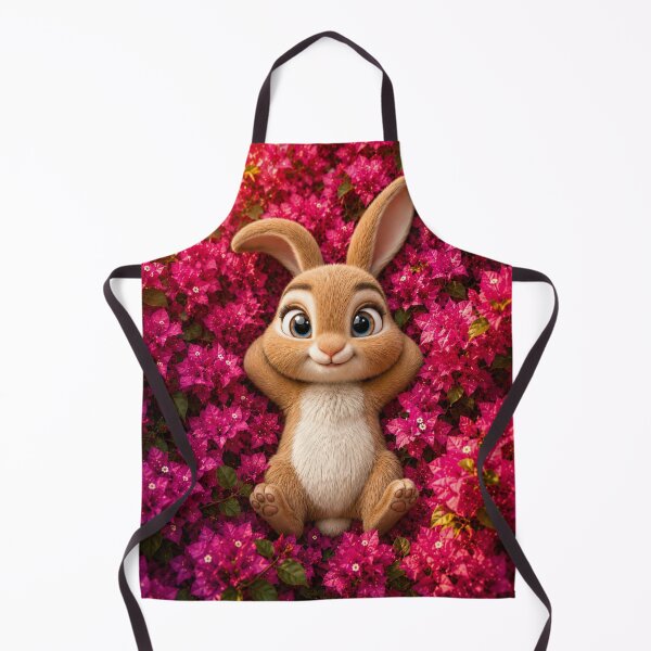 Item preview, Cute Bunny Among Pink Blossoms designed and sold by Rohan132.