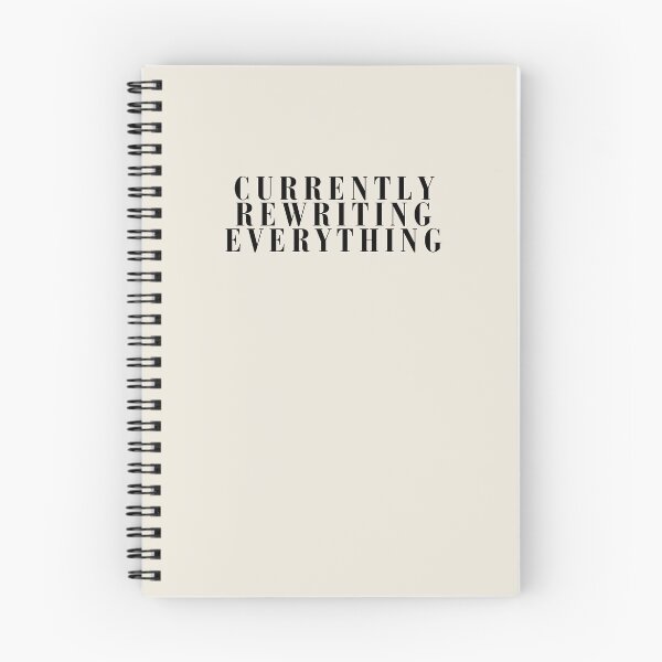 Item preview, Currently Rewriting Everything | Writer Humour Design designed and sold by PKDWriterMerch.