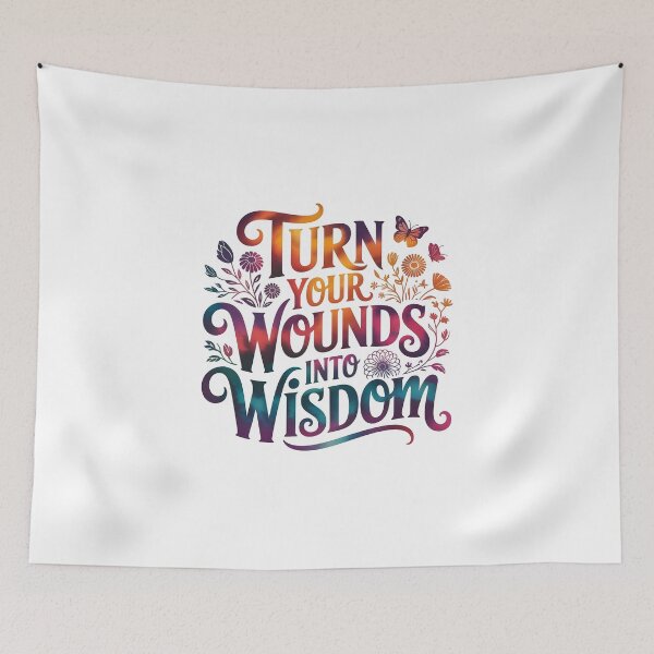 Item preview, Turn your wounds into wisdom designed and sold by nimmitrends.