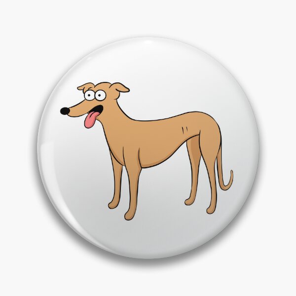 Item preview, Santa's Little Helper Style Fawn Hound designed and sold by Tessa Draws Stoof.