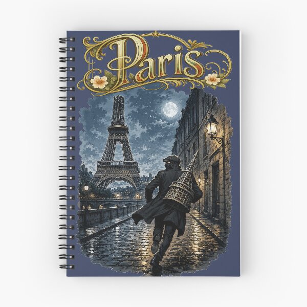 Item preview, Paris under a full moon designed and sold by Fingolfins Welt.