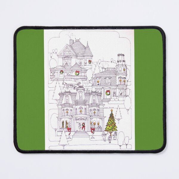 Item preview, Victorian Neighborhood At Christmas designed and sold by collageDP.