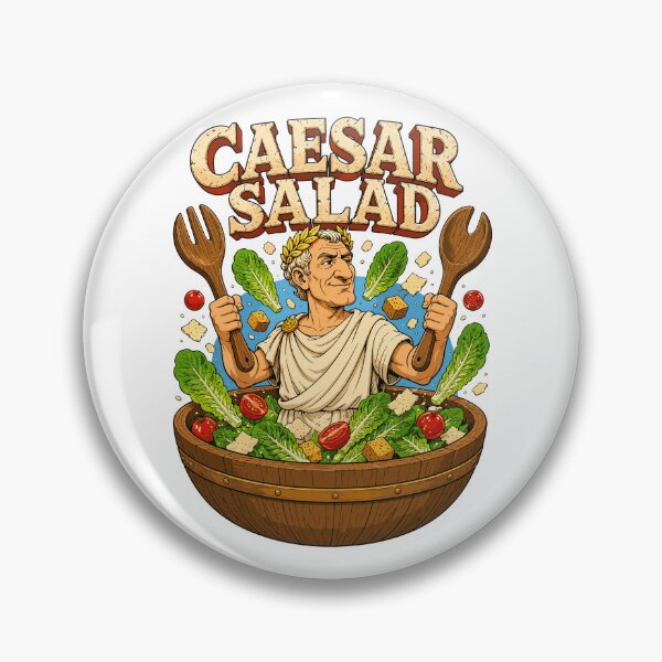 Item preview, Caesar Salad Funny Pun Foodie designed and sold by soondoock.