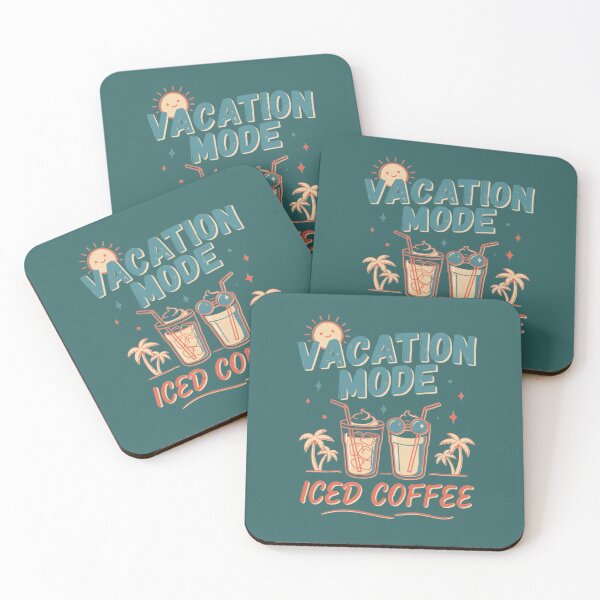 Item preview, Iced coffee and sun - Coffee and sunshine - Coffee lover -  Trendy summer - Summer graphic - Sunshine Vacation - Summer vibes - Summer travel - Iced coffee season designed and sold by JansenGS.