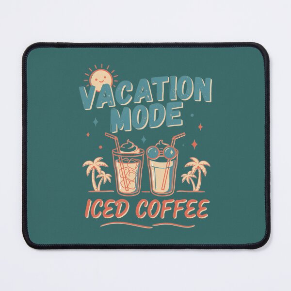 Item preview, Iced coffee and sun - Coffee and sunshine - Coffee lover - Trendy summer - Summer graphic - Sunshine Vacation - Summer vibes - Summer travel - Iced coffee season designed and sold by JansenGS.