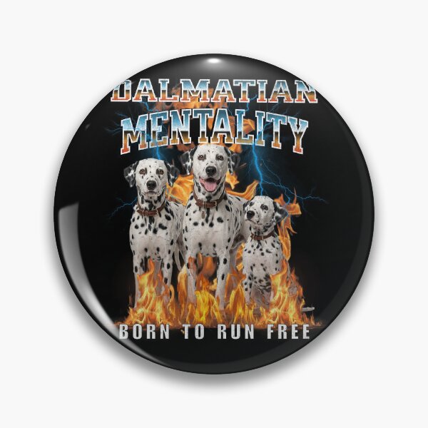 Item preview, Dalmatian Mentality Born To Run Free – Spotted Dog Breed Gift designed and sold by HoshisWorld2018.