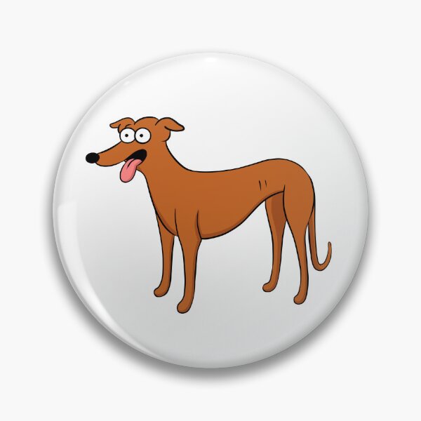 Item preview, Santa's Little Helper Style Red Hound designed and sold by Tessa Draws Stoof.