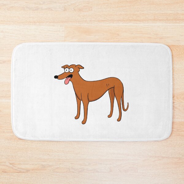 Item preview, Santa's Little Helper Style Red Hound designed and sold by Tessa Draws Stoof.