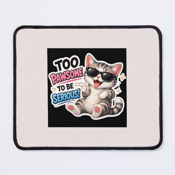 Item preview, Awesome kitty sticker designed and sold by Vi-Am.