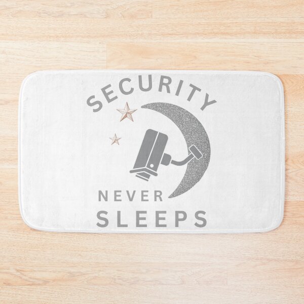 Item preview, Security Never Sleeps designed and sold by FiberatWorkTechs.