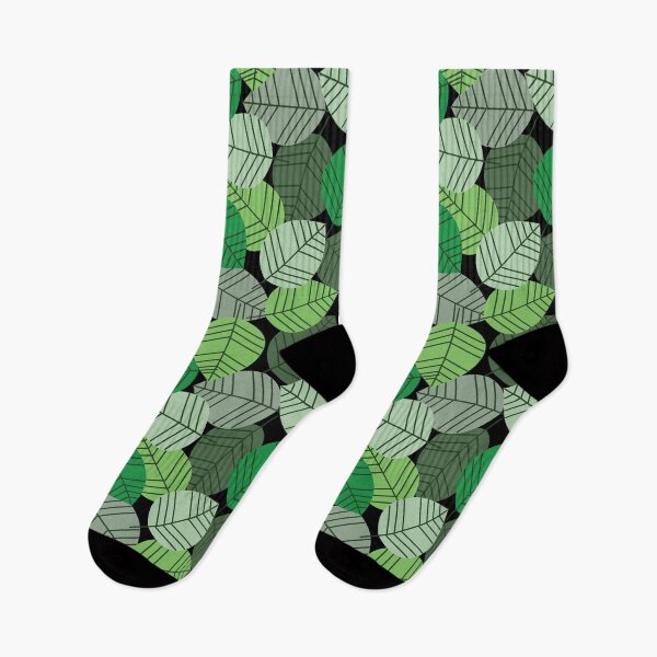 Item preview, Seamless Botanical Pattern of Fresh Green Leaves designed and sold by PowerAntShop.