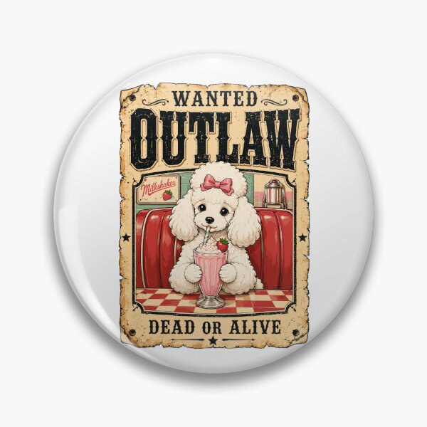 Item preview, Outlaw Funny Poodle Milkshake designed and sold by soondoock.