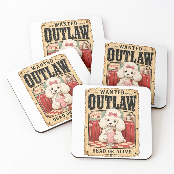 Item preview, Outlaw Funny Poodle Milkshake designed and sold by soondoock.