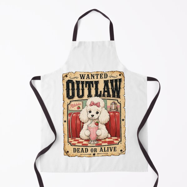 Item preview, Outlaw Funny Poodle Milkshake designed and sold by soondoock.