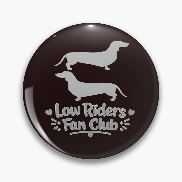 Item preview, Low Riders Fan Club Logo Double Dachshunds  designed and sold by Stenbie.