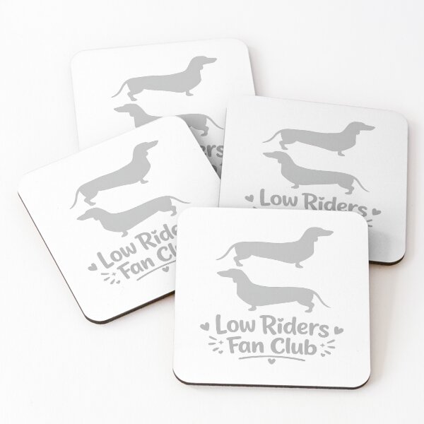 Item preview, Low Riders Fan Club Logo Double Dachshunds  designed and sold by Stenbie.