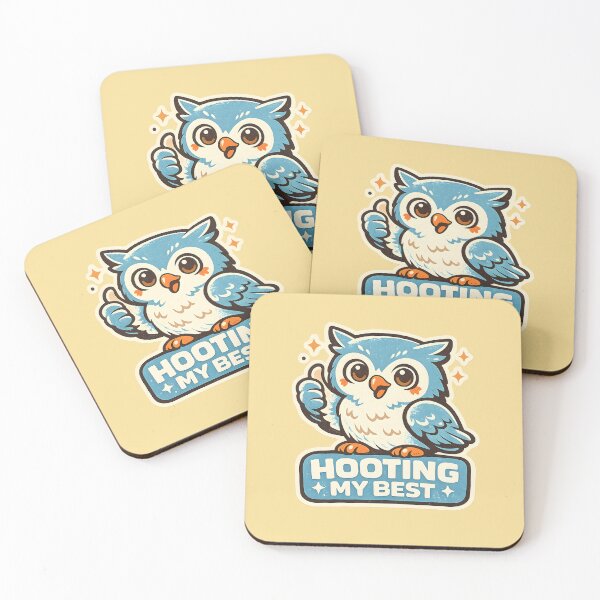 Item preview, Hooting My Best Cute Owl Shirt  Positive Trying My Best Meme  Encouraging Animal Motivation Design designed and sold by  Artistry in Motion by MADsrecreation.