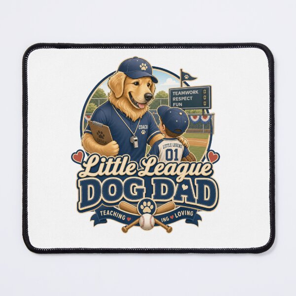 Item preview, Little League Golden Retriever Dog Dad Coaching Kawaii T-Shirt designed and sold by Ashley critters.