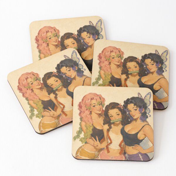 Item preview, Vintage Demon Hunt Pinup Trio designed and sold by Cosplayvintage.