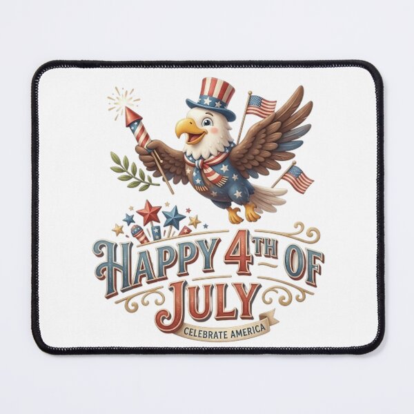 Item preview, HAPPY 4TH OF JULY designed and sold by likbatonboot.