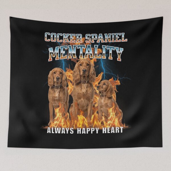Item preview, Cocker Spaniel Mentality Always Happy Heart – Joyful Breed Gift designed and sold by HoshisWorld2018.