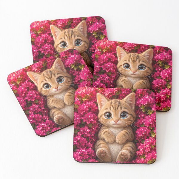 Item preview, Cute Blue Eyed Kitten Blossoms designed and sold by Rohan132.