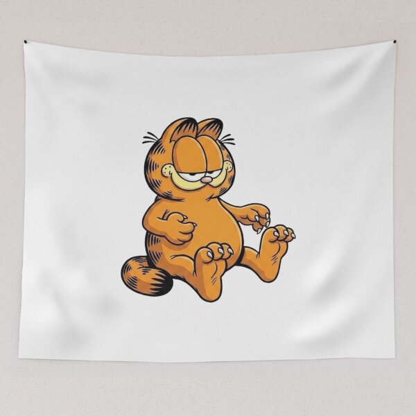 Item preview, Cute Retro Orange Cat Cartoon Funny Relaxed Kitty Meme Style Artwork designed and sold by Charonde.