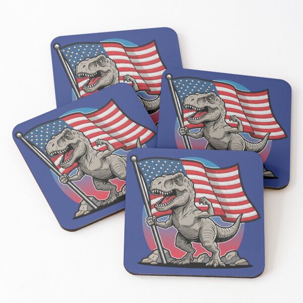 Item preview, Patriotic T Rex American Flag Dinosaur designed and sold by FREENATION2026.